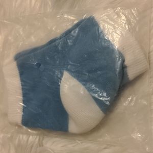 Nightcare gel heel Socks blue white